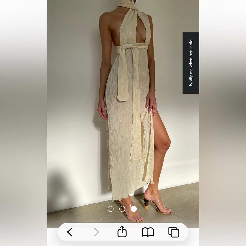 Savannah Morrow VERITA DRESS — IVORY